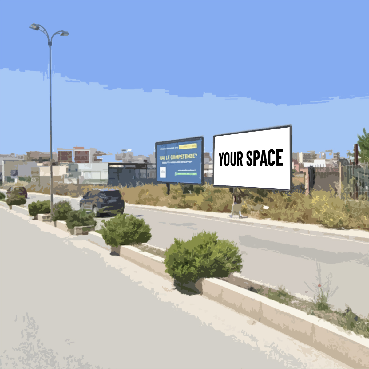 SPAZIO PUBBLICITARIO 600 x 300 Via Togliatti (ANDRIA) Dal 19/10/2026 al 01/11/2026 14 giorni